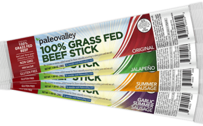 100% Grass Fed Beef Sticks